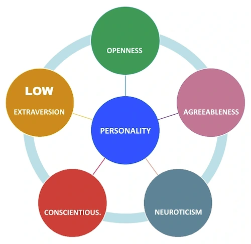 extraversion trait low