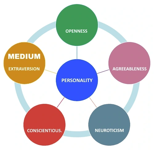 extraversion trait medium